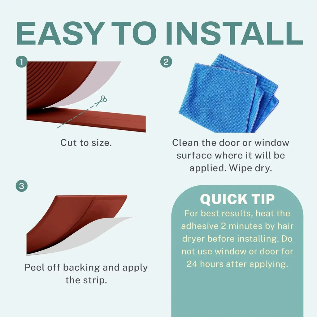 DOOR SEALING TAPE - 5 METER